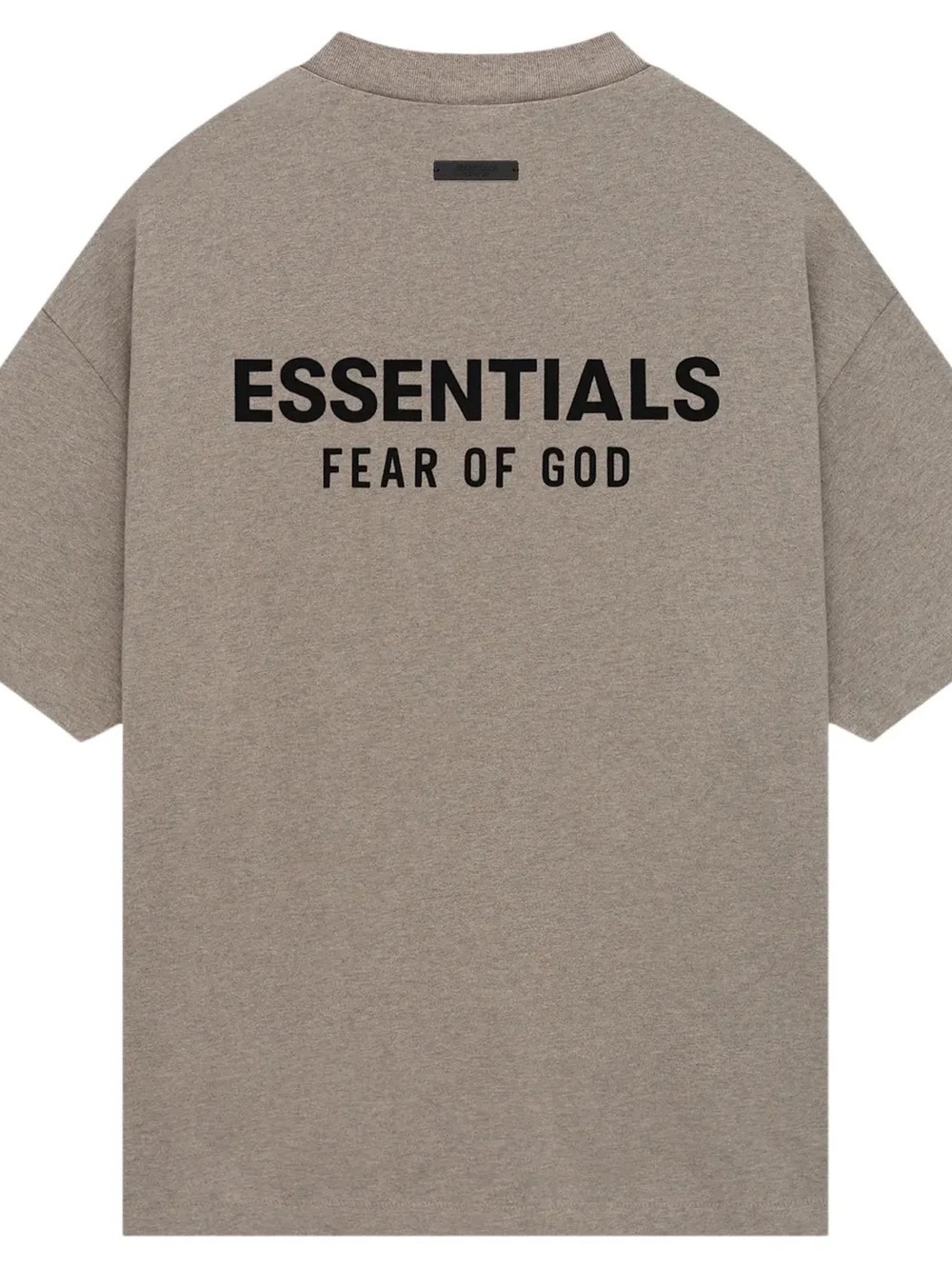 Fear of God ESSENTIALS Heather Grey Crew Neck T-Shirt